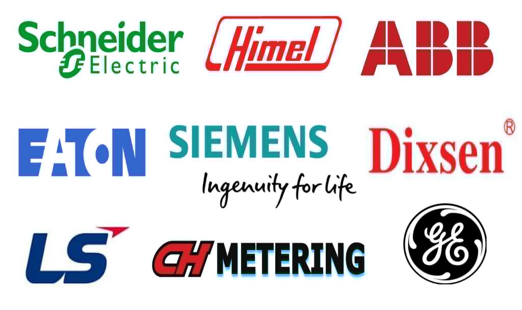 Partner brand logos and trusted electrical brands